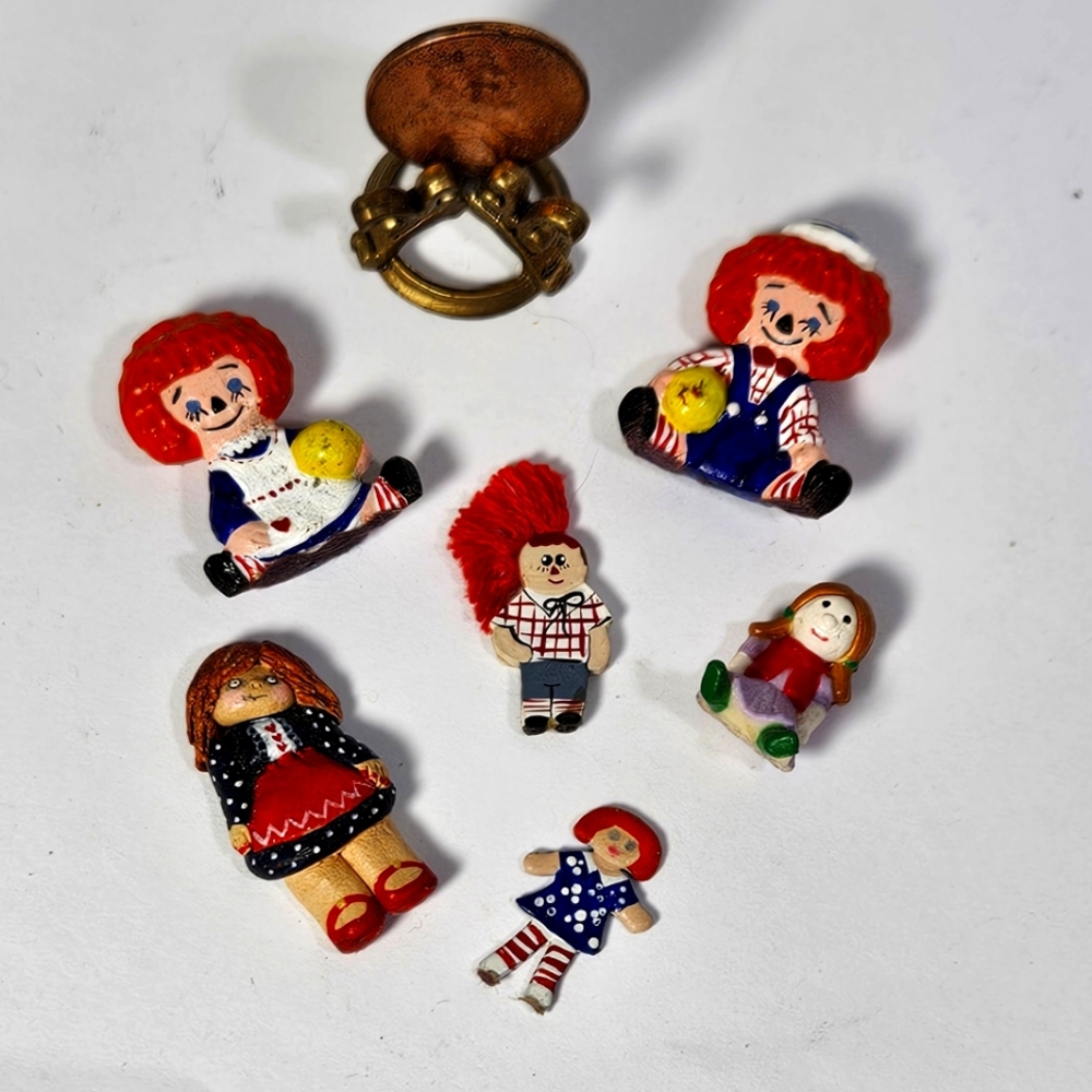 Dollhouse Miniature Dolls Raggedy Ann